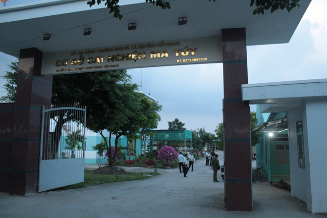 Cơ sở cai nghiện ma túy tỉnh Tiền Giang, nơi xảy ra vụ việc. Ảnh: Lê Lang