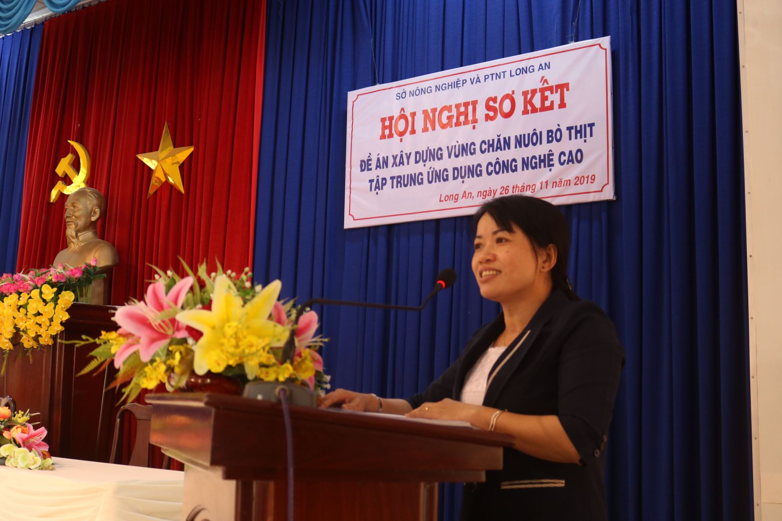 Long An: Sơ kết 4 năm thực hiện Đề án 'Xây dựng vùng chăn nuôi bò thịt tập trung ứng dụng công nghệ cao'