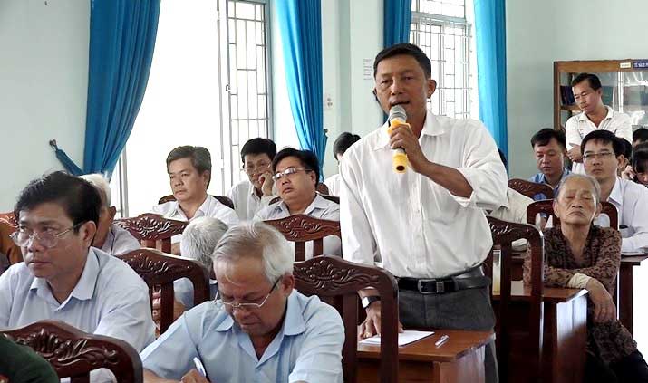 Cử tri thị xã Kiến Tường kiến nghị Nhà nước cần có các chính sách đảm bảo đầu ra cho nông sản