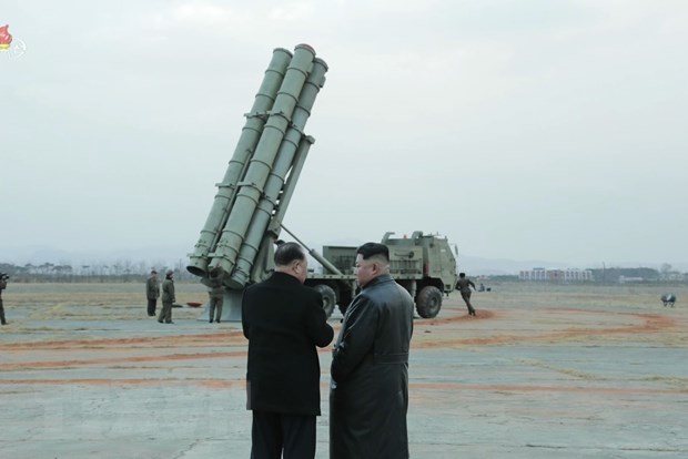 Triều Tiên cáo buộc Mỹ đang câu giờ trong đàm phán phi hạt nhân hóa. (Ảnh: Yonhap/TTXVN)