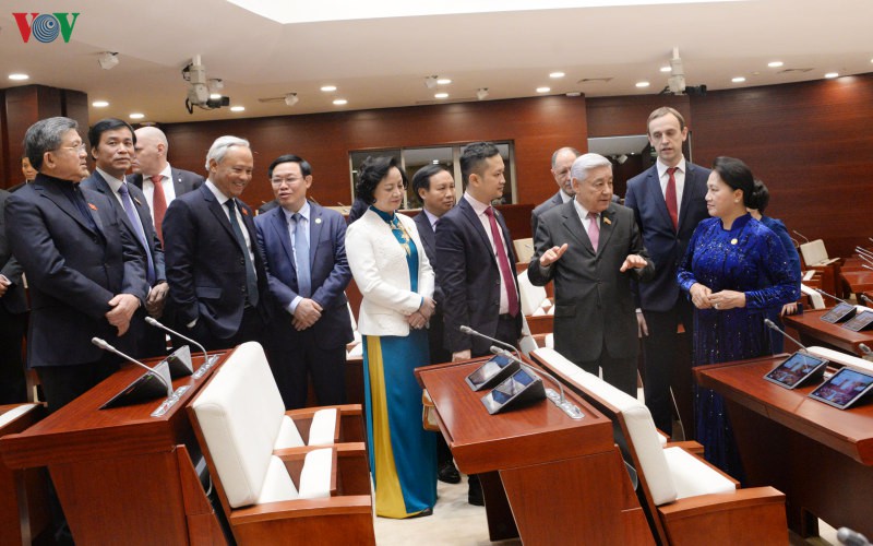 Chủ tịch Quốc hội gặp Chủ tịch Hội đồng Nhà nước Tatarstan