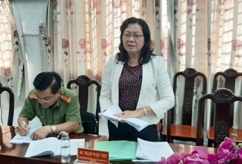 Kiến Tường: Phúc tra phong trào Toàn dân bảo vệ an ninh Tổ quốc năm 2019