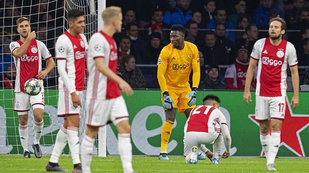 Ajax bị loại ngay từ vòng bảng. (Nguồn: Getty Images)