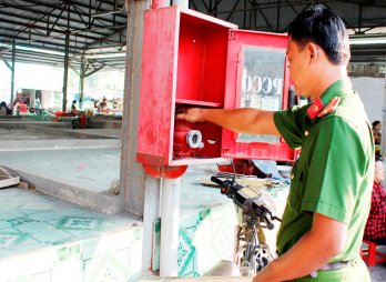 Cần Đước: Chủ động phòng, chống cháy, nổ dịp Tết Nguyên đán