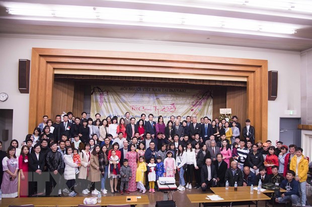 The Vietnamese people association in Japan’s Ibaraki prefecture officially made a debut in the locality on January 12. (Photo: VNA)