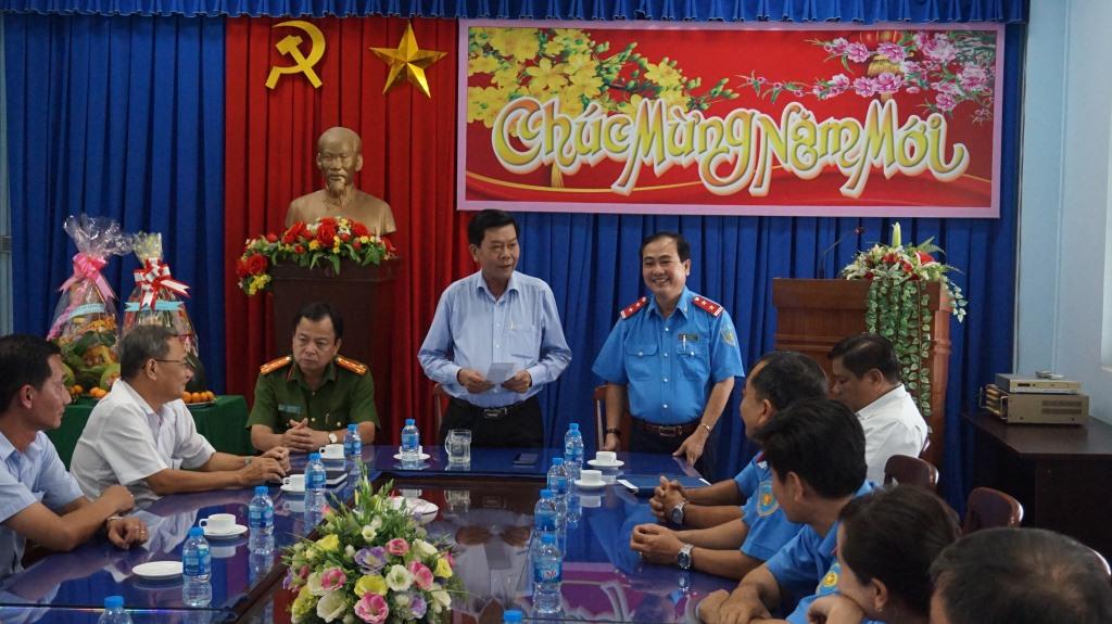 Chánh Thanh tra Sở Giao thông - Vận tải Long An - Lê Văn Viên hứa sẽ quyết tâm làm tốt nhiệm vụ được cấp trên giao phó