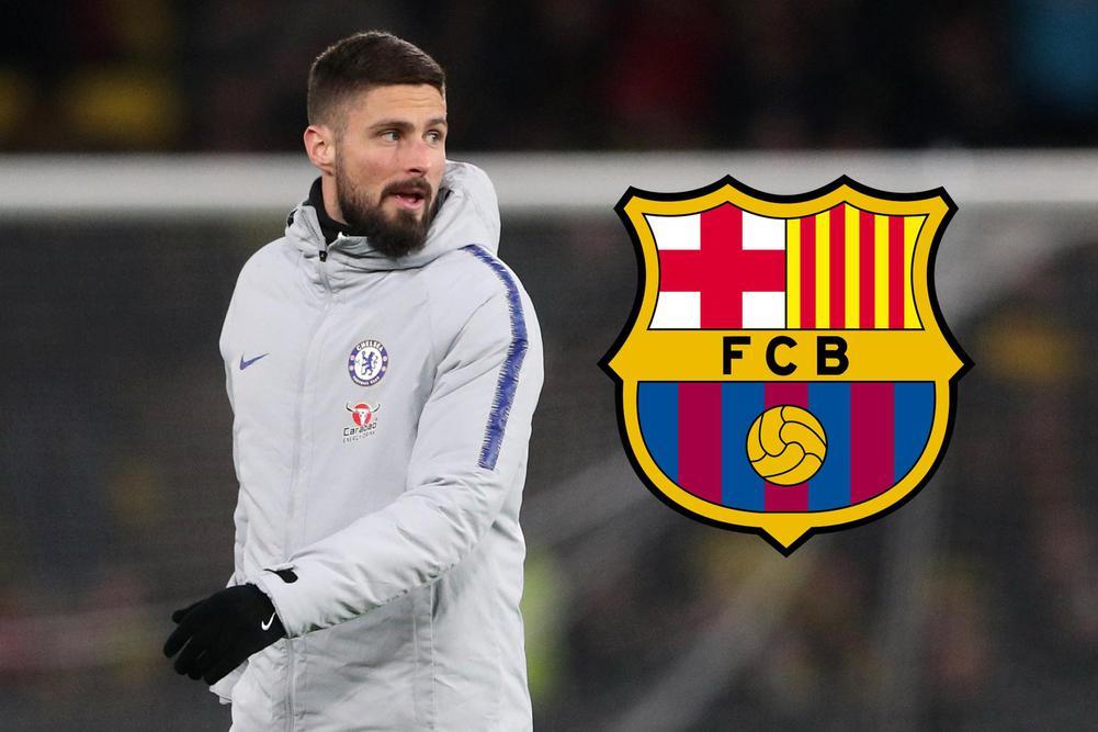 Barca đàm phán mua Giroud thay Suarez phải phẫu thuật đầu gối