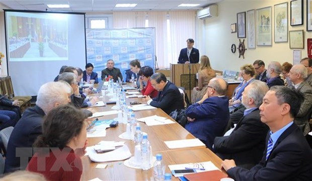 Russian expert hails CPV’s leadership role in Vietnam At the conference on 70th anniversary of Vietnam-Russia relations in Moscow (Photo: VNA)