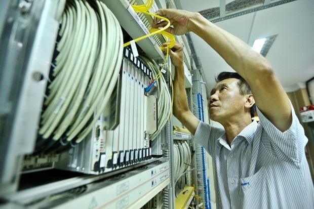 Cyber security, internet connection ensured during Tet The internet connection stayed smooth during the Lunar New Year (Tet) holiday, the Ministry of Information and Communications said (Photo: VNA)