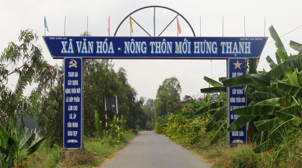 Xã văn hóa - nông thôn mới Hưng Thạnh, huyện Tân Hưng