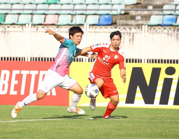 Công Phượng chơi tốt cho Thành phố Hồ Chí Minh tại trận đầu tiên ở AFC Cup 2020. (Ảnh: AFC)