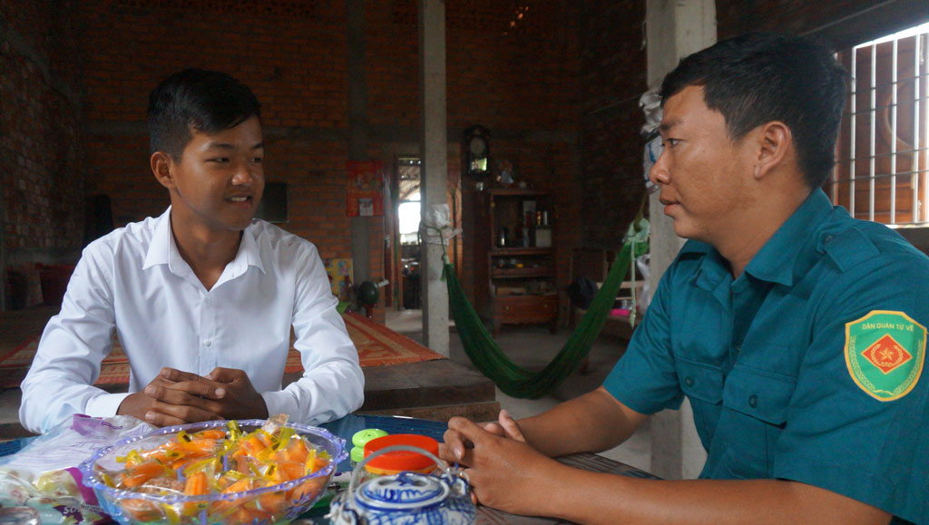 Tự hào bước vào quân ngũ