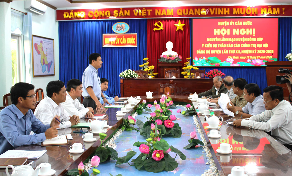 Tích cực chuẩn bị cho đại hội Đảng các cấp