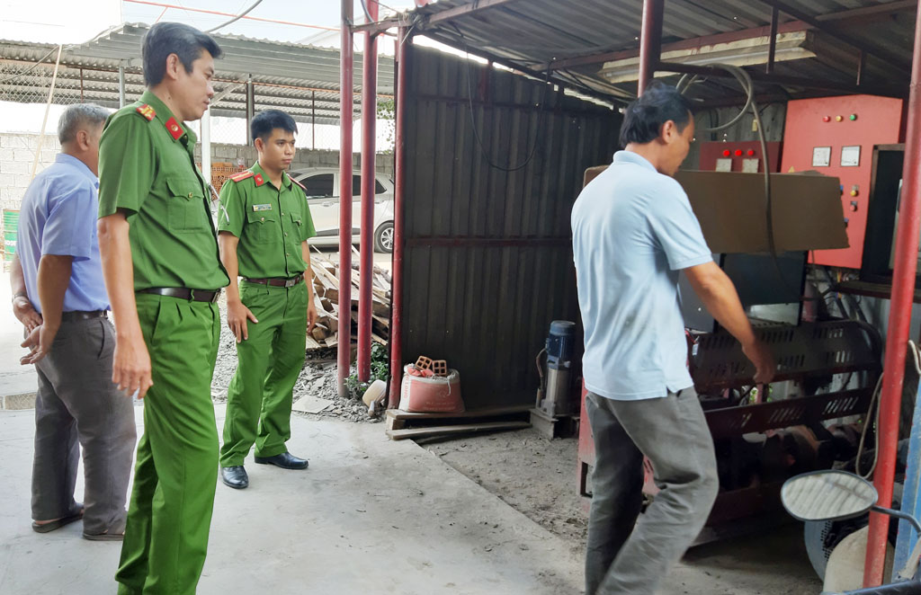 Kiểm tra công tác phòng cháy, chữa cháy trong đợt cao điểm bảo đảm an toàn phòng cháy, chữa cháy dịp Tết Nguyên đán Canh Tý 2020