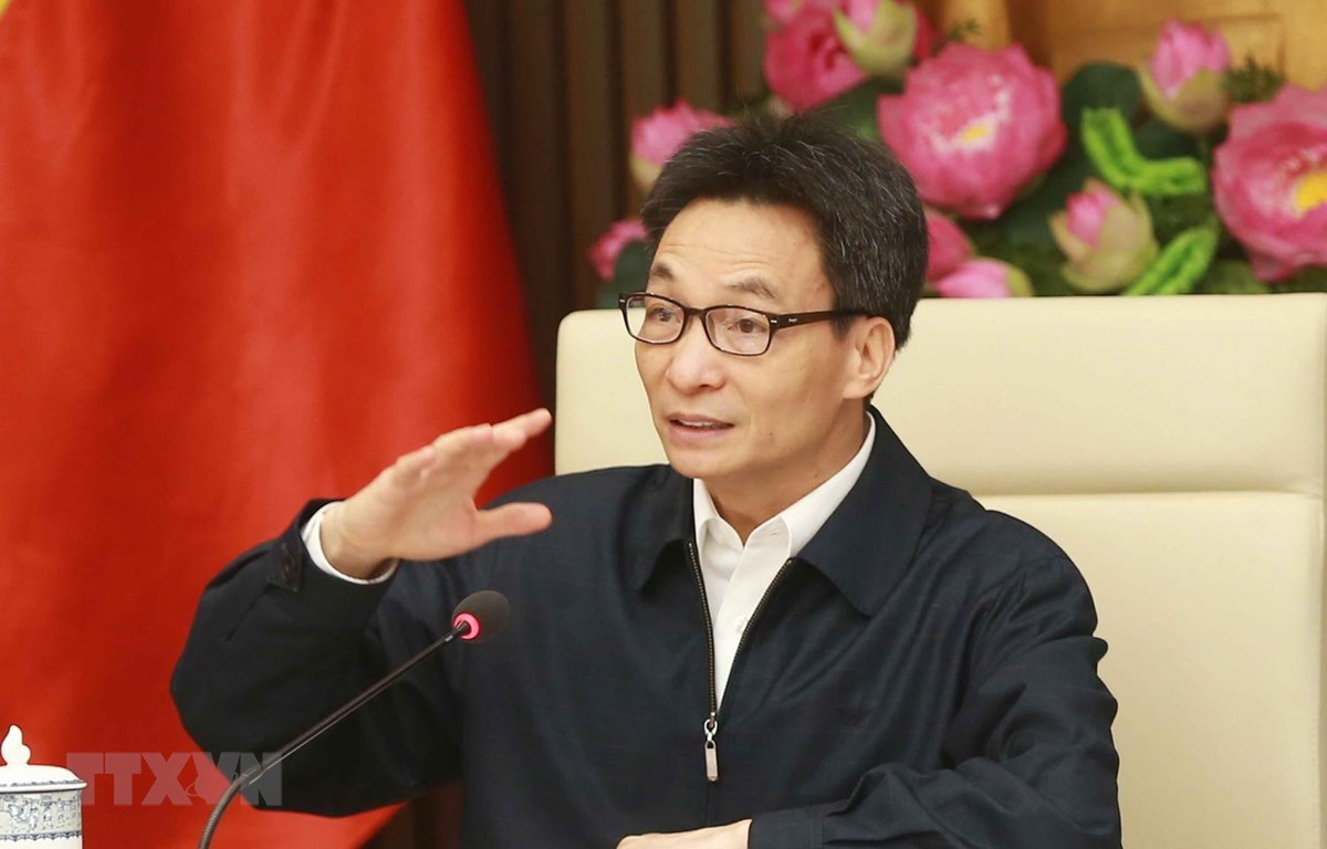 Phải đảm bảo môi trường trường học an toàn hơn trụ sở cơ quan Nhà nước Phó Thủ tướng Vũ Đức Đam phát biểu. (Ảnh: Doãn Tấn/TTXVN)