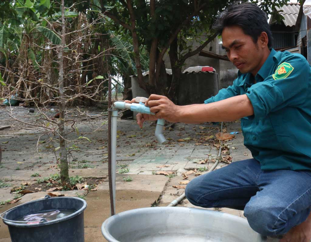 Mùa khô, khả năng tiếp diễn thiếu nước cục bộ tại các xã vùng hạ của 2 huyện Cần Giuộc, Cần Đước tương đối lớn
