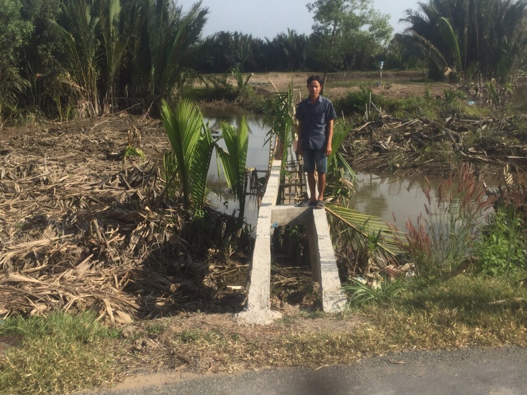 Sẽ được giữ lại cây cầu bắc qua kênh Bào Sình ở xã Phước Vĩnh Đông