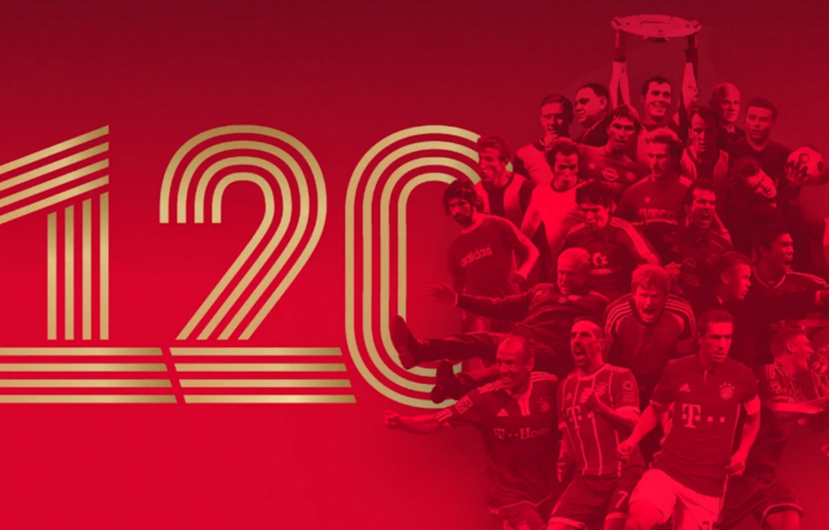 Ngày 27/2/2010 FC Bayern kỷ niệm 120 năm ngày thành lập câu lạc bộ (Ảnh: Nguồn Fcb.de)