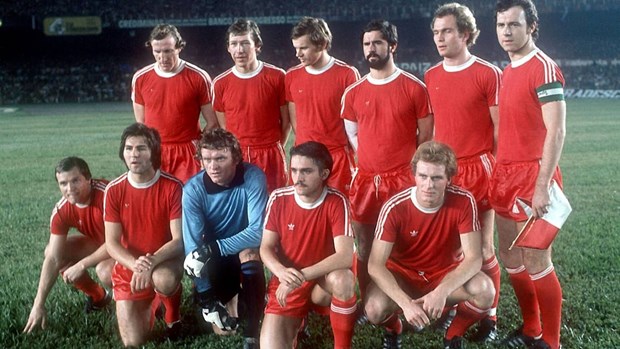 Bayern 1976  khi đối đầu Belo Horizonte đoạt Cup thế giới.(Ảnh: Nguồn Fcb.de)