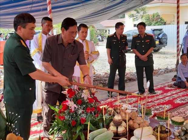 At the groundbreaking ceremony (Photo: VNA)
