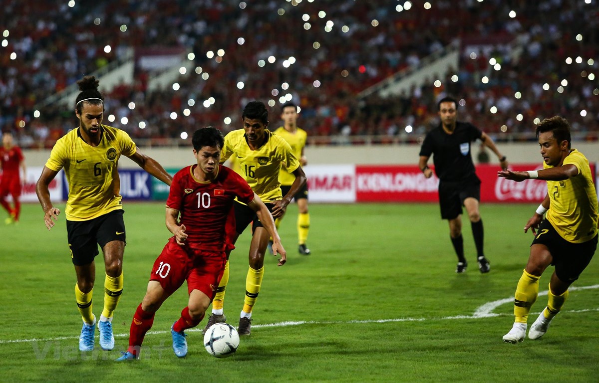 Trận Việt Nam-Malaysia ngày 31/3 tại vòng loại World Cup 2022 có nguy cơ lớn bị hoãn lại. (Ảnh: Nguyên An/Vietnam+)