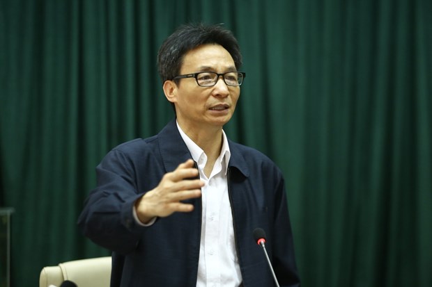 Vietnam officially enters 2nd phase of COVID-19 fight: Deputy PM Deputy Prime Minister Vu Duc Dam speaks at the meeting of the national steering committee for COVID-19 prevention and control in Hanoi on March 8 (Photo: VNA)