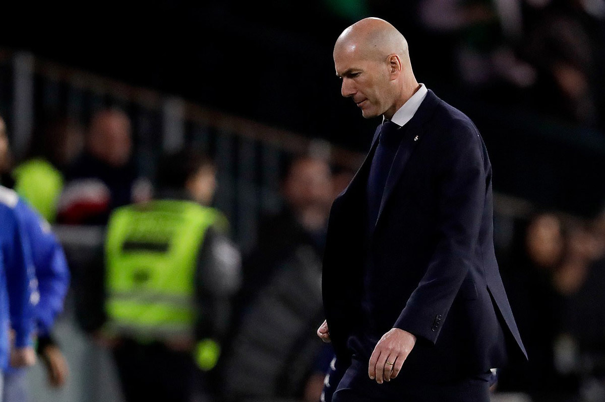 Zidane có thể bị Real Madrid sa thải