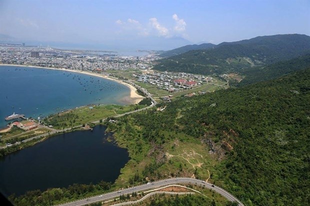 An overview of the Son Tra Peninsula in Da Nang