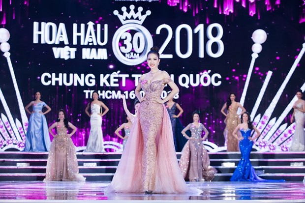 The finale of Miss Vietnam 2018 in Ho Chi Minh City (Photo: VNA)