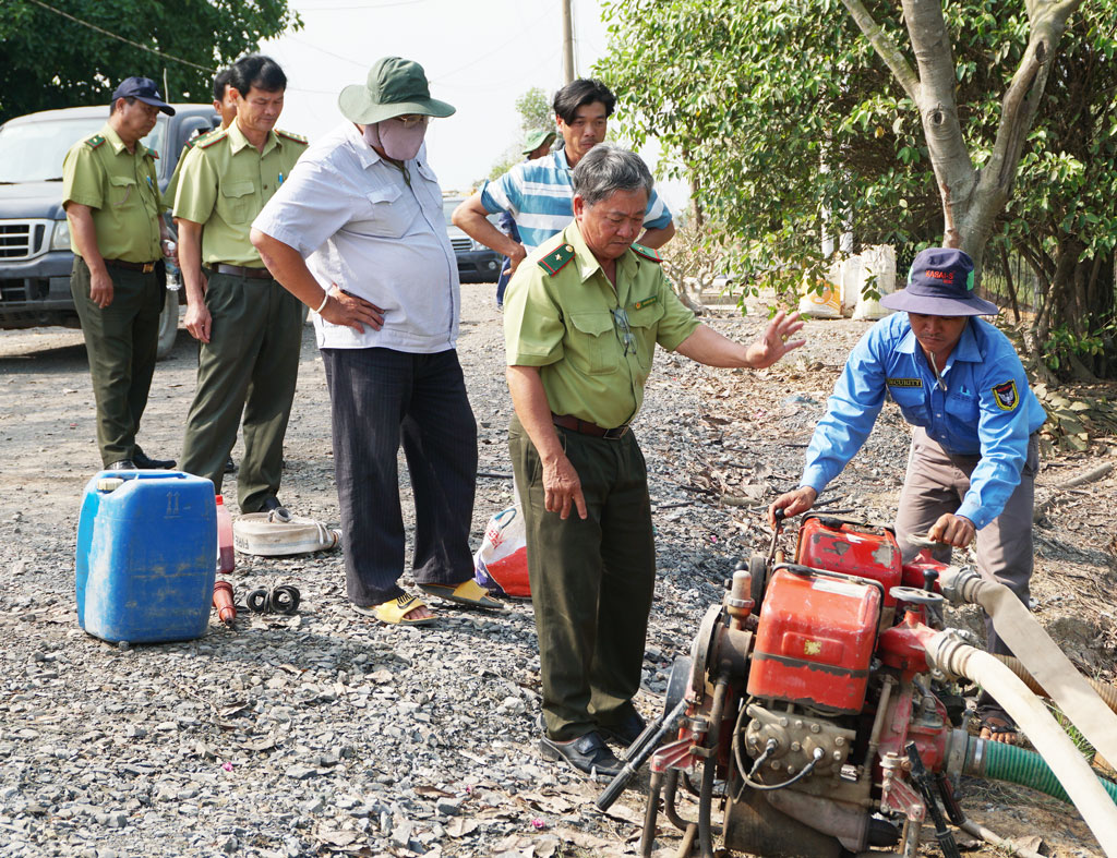 Kiểm tra thiết bị phóng cháy, chữa cháy mùa khô