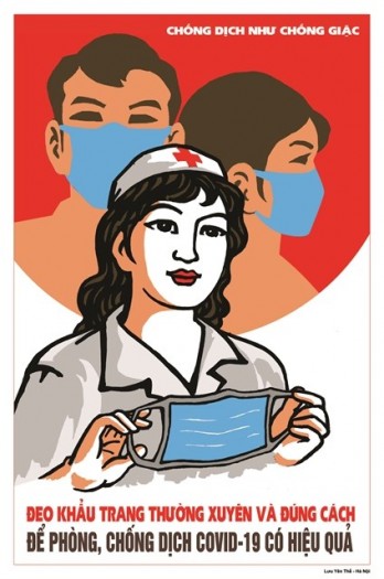 Artists create posters to help COVID-19 fight