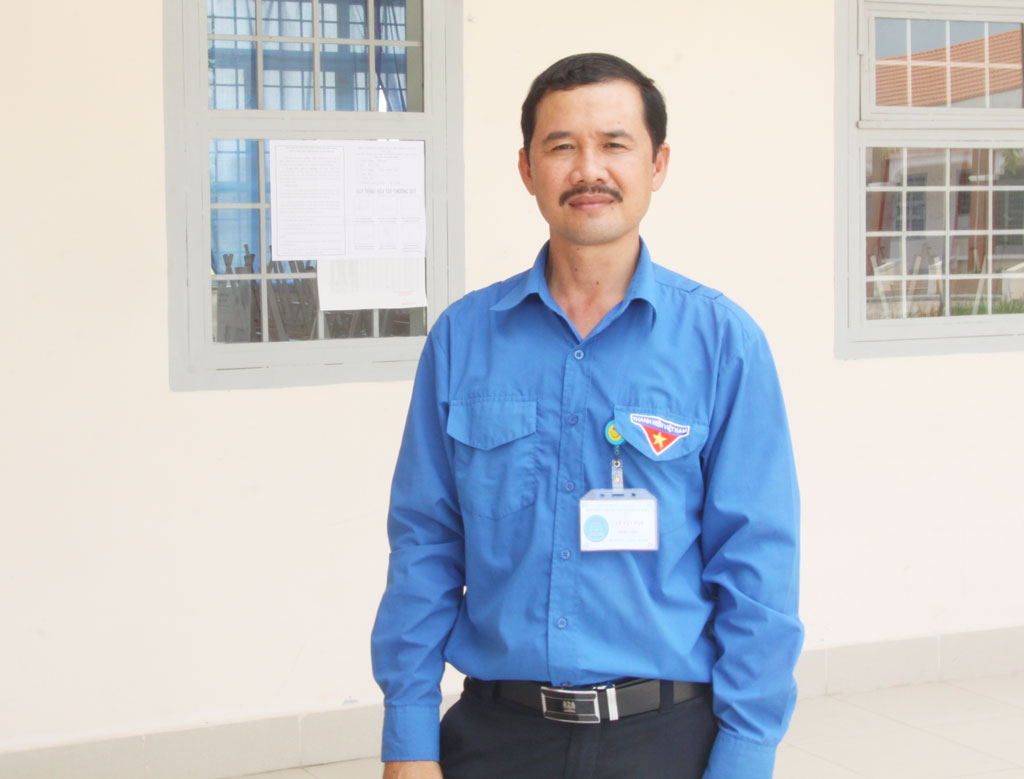 Bí thư Đoàn trường THCS&THPT Long Cang - Lê Tấn Đạt