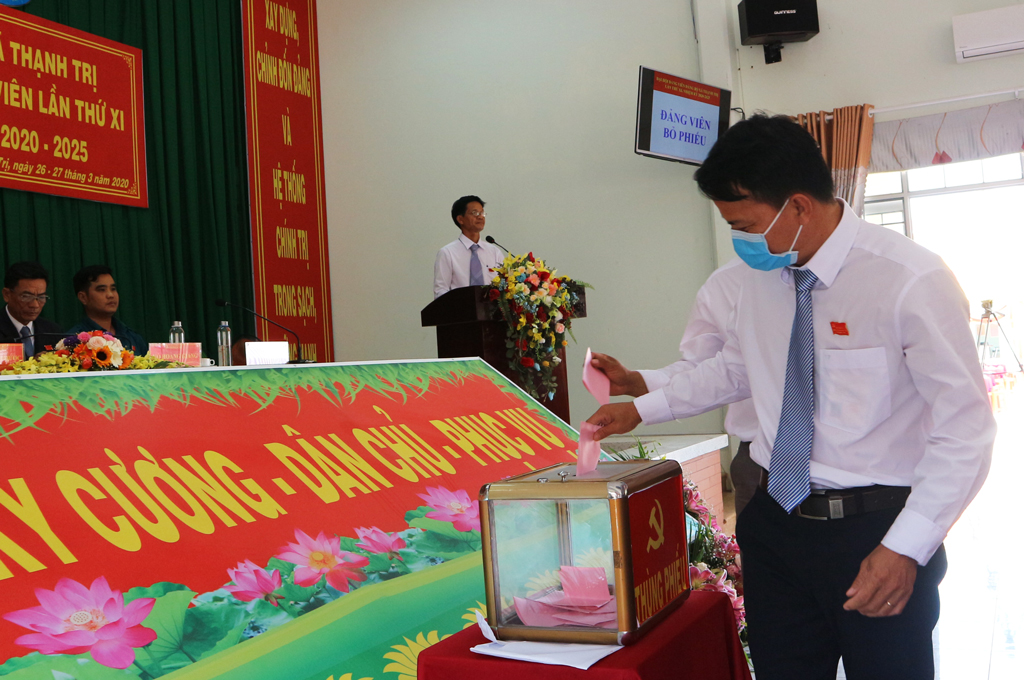 Thạnh Trị tổ chức thành công Đại hội đảng viên lần thứ XI