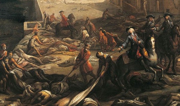 Hình ảnh thảm khốc về đại dịch Cái Chết Đen (Black Death) vào nửa sau thế kỉ 14. (Ảnh: GETTY)