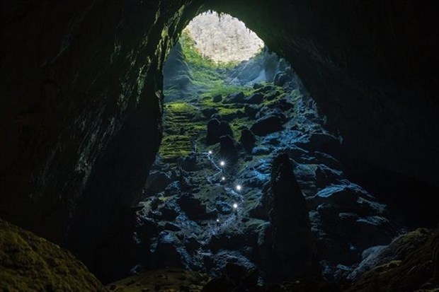 Son Doong cave among best virtual tours of world's natural wonders Part of the Son Doong Cave (Photo: bvhttdl.gov.vn)