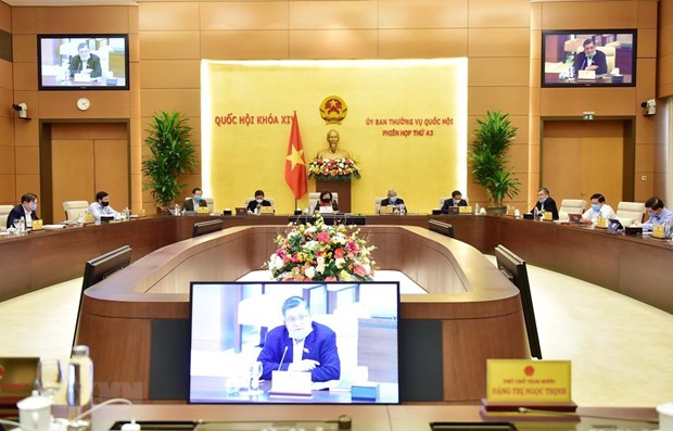 At the National Assembly Standing Committee's 43rd session (Photo: VNA) 