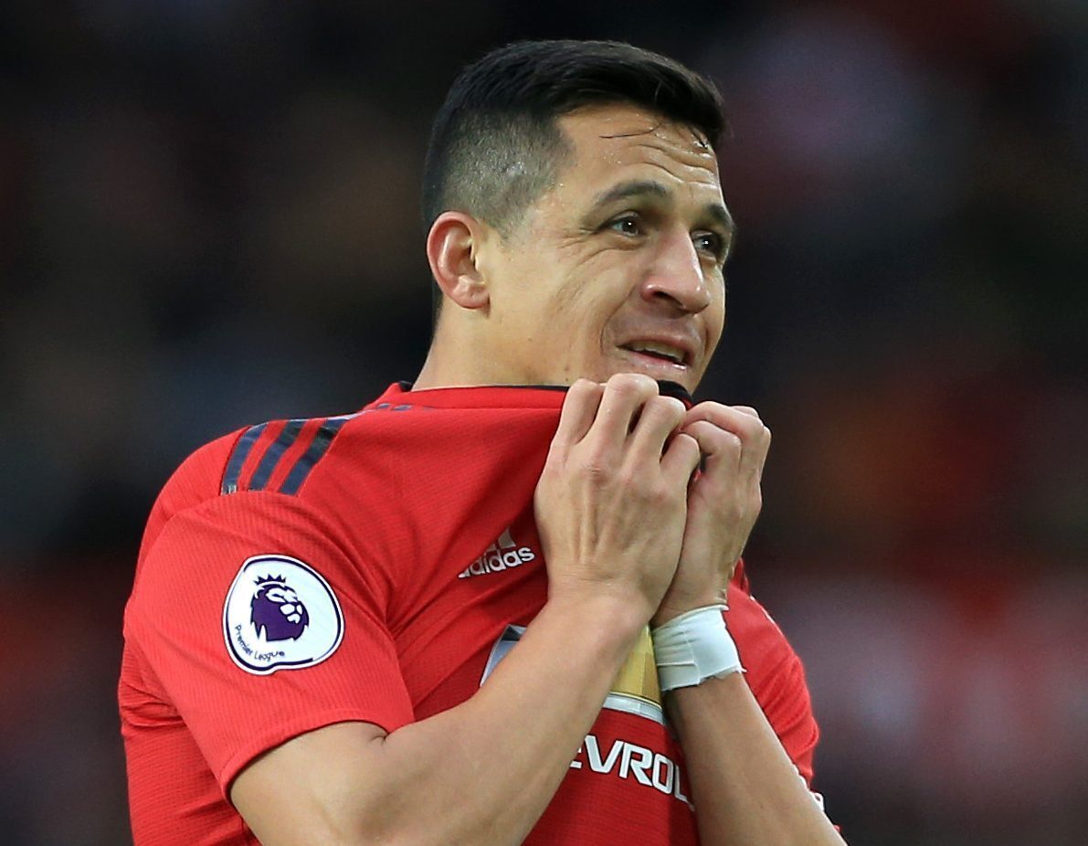 Alexis Sanchez đang sa sút không phanh