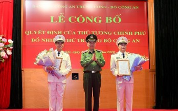 Trao quyết định bổ nhiệm 2 Thứ trưởng Bộ Công an