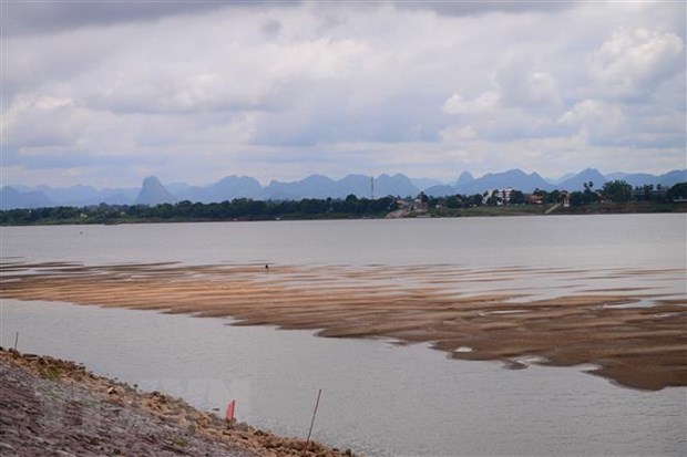 Mekong River Commission: Water levels back to normal averages Mekong River water level in Thailand (Photo: VNA)