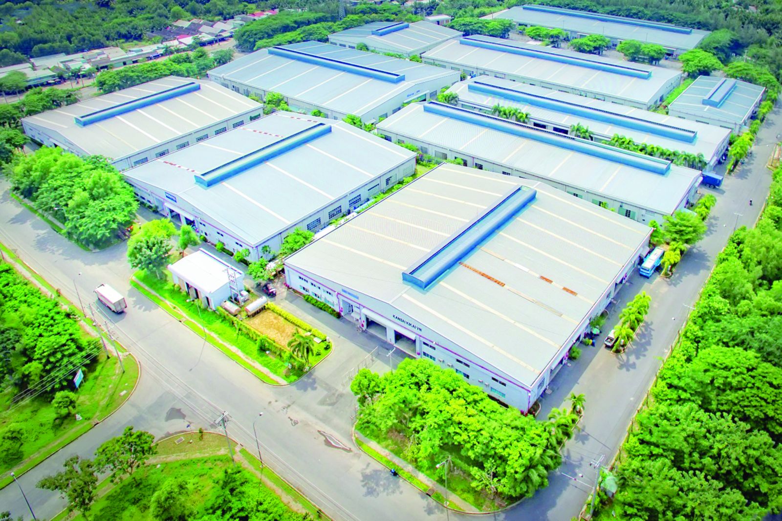 Long An today Long Hau industrial park