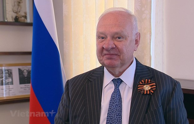 Ambassador hails Vietnam’s support for Russia-proposed resolution on Great Victory Russian Ambassador to Vietnam Konstantin Vasilevych Vnukov (Source: VNA)