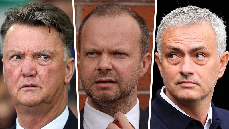 HLV Van Gaal vẫn chưa hết cay với sếp bự MU, Ed Woodward khi bị sa thải vào 2016, thay bằng Mourinho