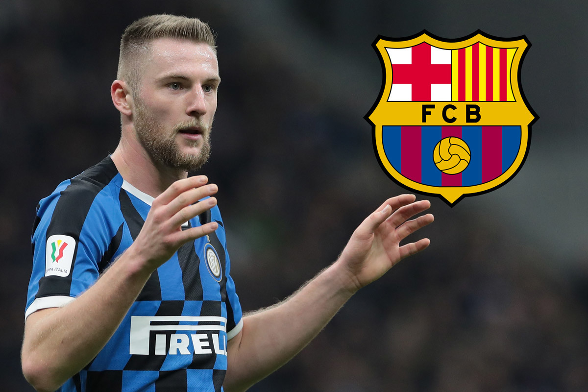 Barca đang đàm phán ký Skriniar