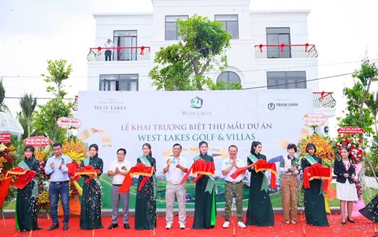 Chính thức diễn ra Lế khai trương biệt thự mẫu West Lakes Golf & Villas