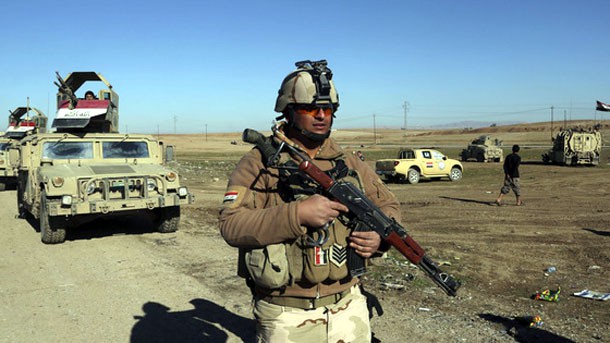Các lực lượng an ninh Iraq đã chiến dịch lớn truy quét tàn quân của tổ chức khủng bố IS hồi năm 2018. Ảnh" USA Today