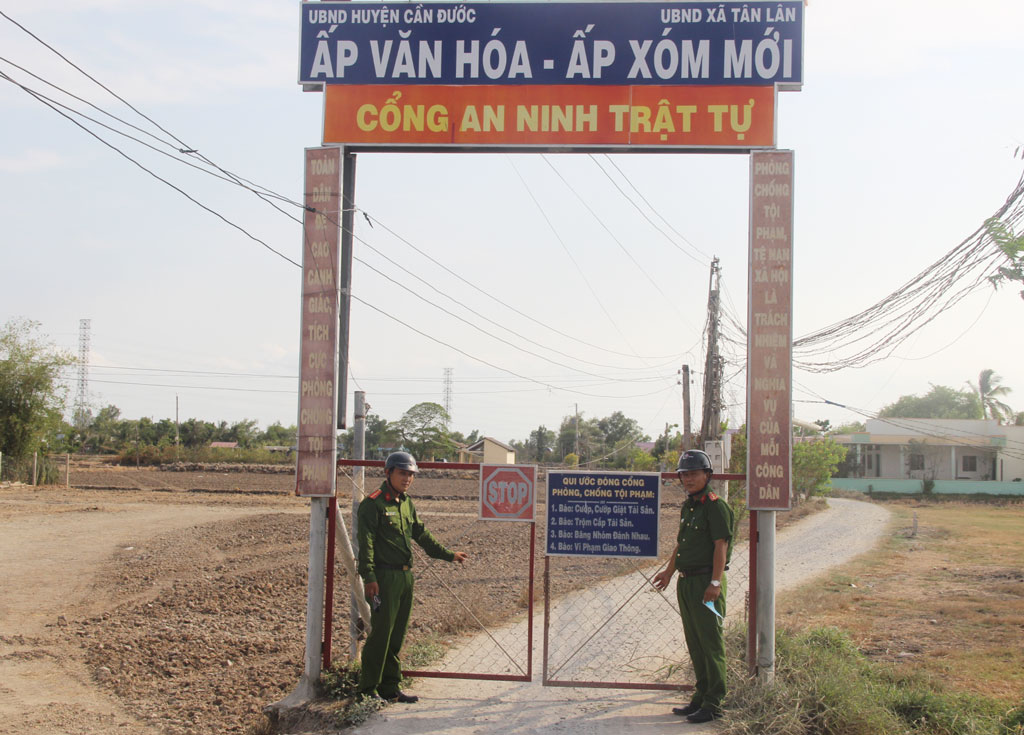 Mô hình Cổng rào an ninh, trật tự góp phần giữ vững và ổn định tình hình an ninh, trật tự trên địa bàn