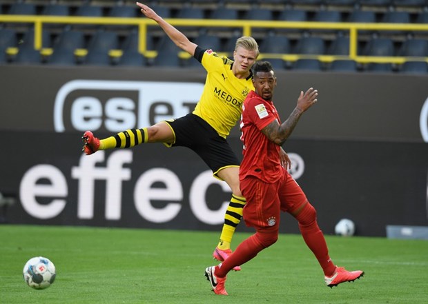 Boateng khiến Haaland gặp khó. (Nguồn: Getty Images)