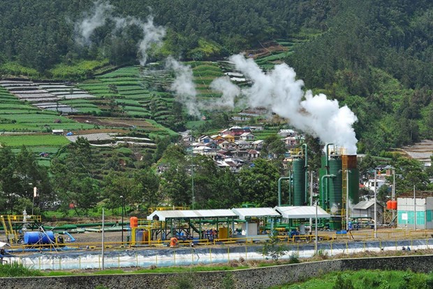 ADB helps Indonesia develop geothermal power A geothermal heat pump installation owned by GDE (Source: antara)
