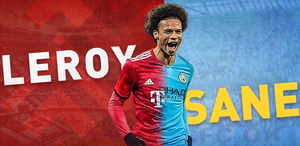 Bayern hy vọng chiêu mộ thành công Sane từ Man City và kiếm bộn từ thương vụ này. (Nguồn: gilabola)