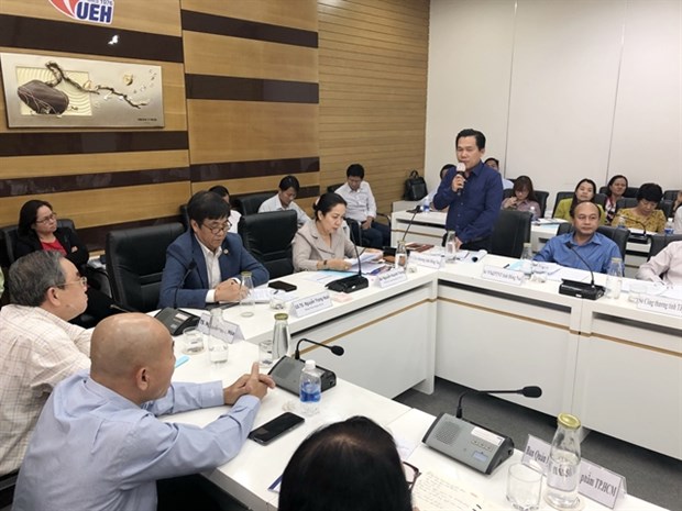 Seminar calls for farm production, consumption link-ups within southern economic hub Delegates at the seminar in HCM City (Photo: VNA)